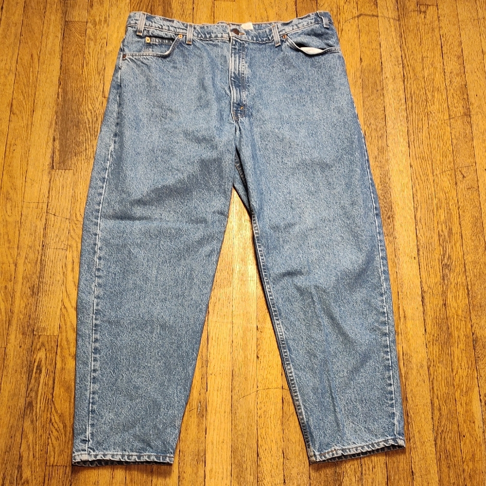Levi's Orange Tab 550 Men's Blue Denim Jeans Size 42x30 - Picture 1 of 16